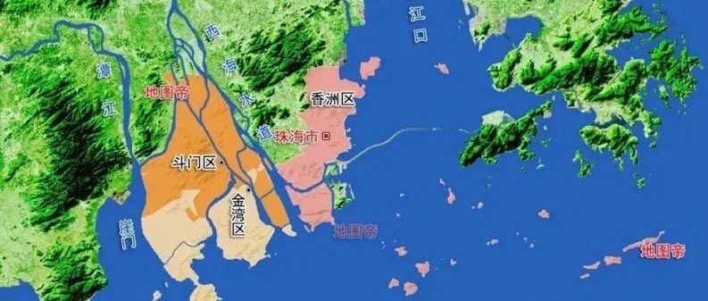 珠海-中山地理“从岛到陆”