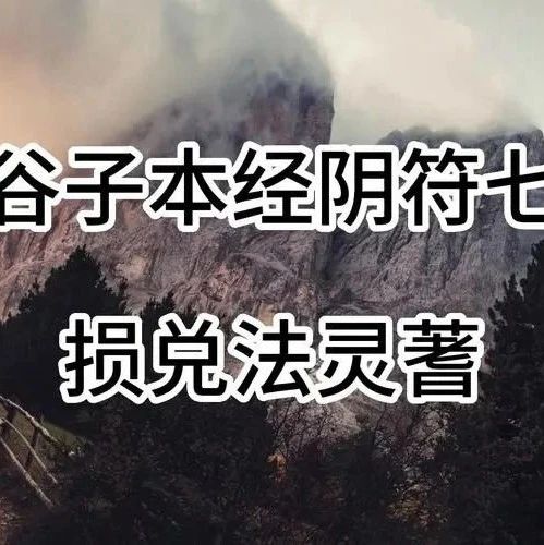 鬼谷子《本经阴符七术》之损兑法灵蓍：辞不烦而心不虚，志不乱而意不邪