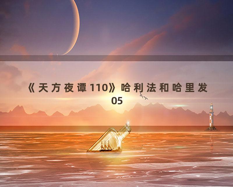 《天方夜谭110》哈利法和哈里发05