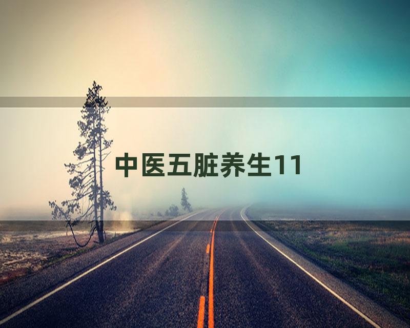 中医五脏养生11