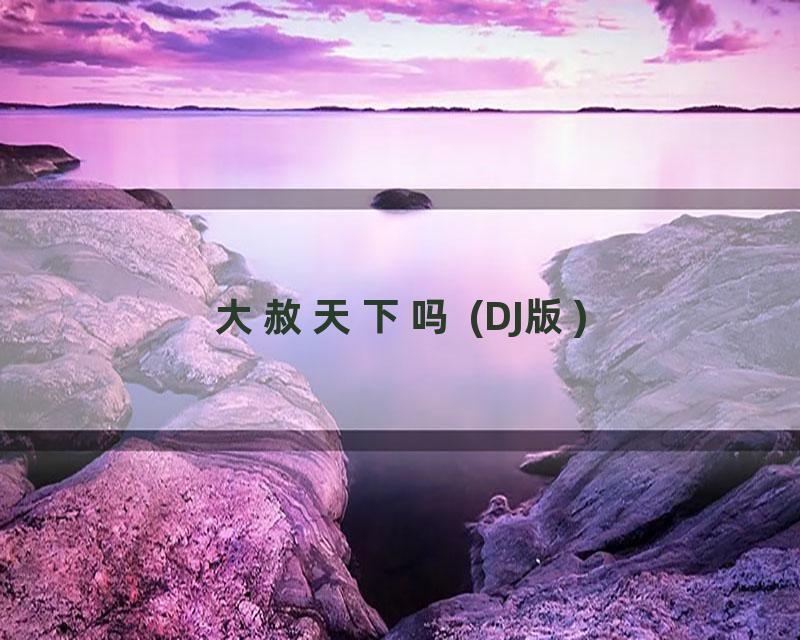 大赦天下吗 (DJ版)