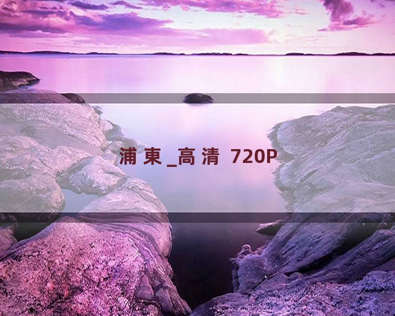 浦東_高清 720P