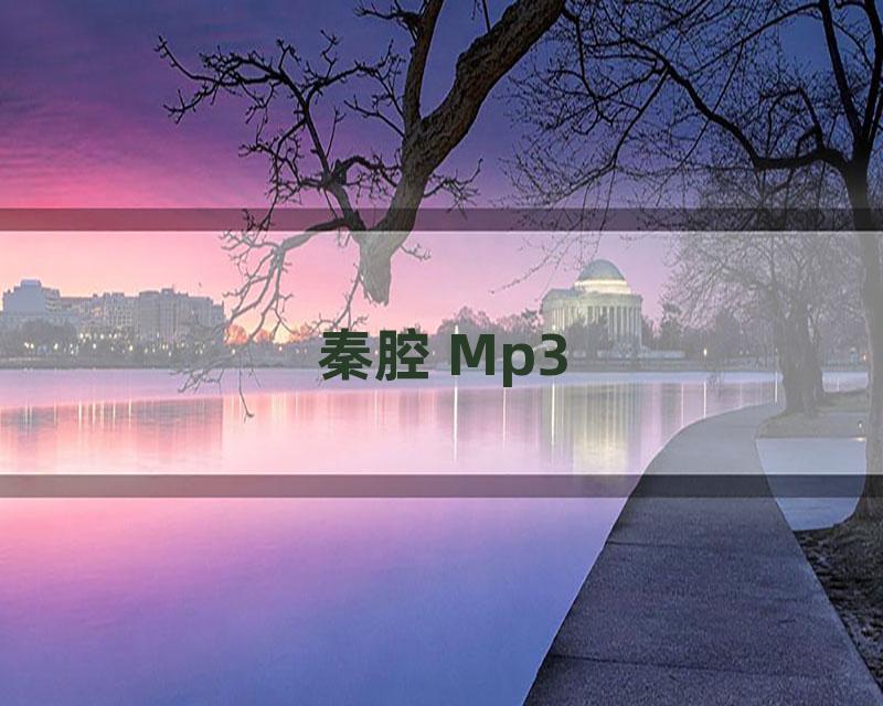 秦腔 Mp3