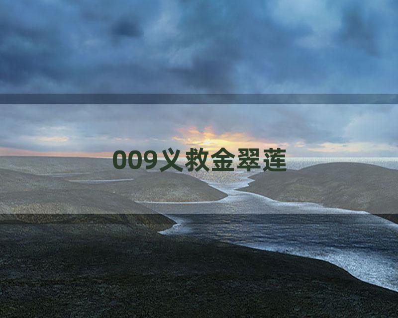 009义救金翠莲