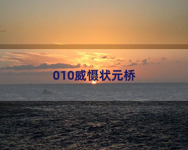 010威慑状元桥