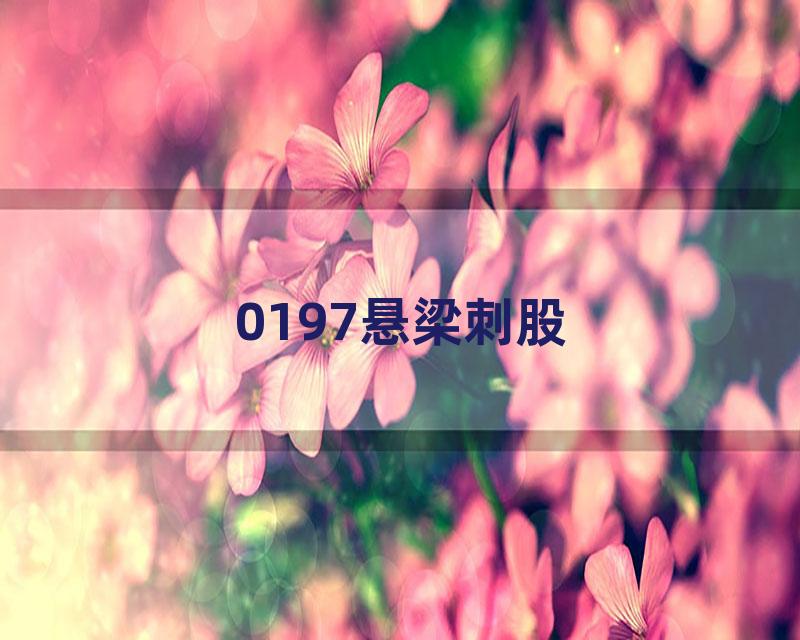 0197悬梁刺股