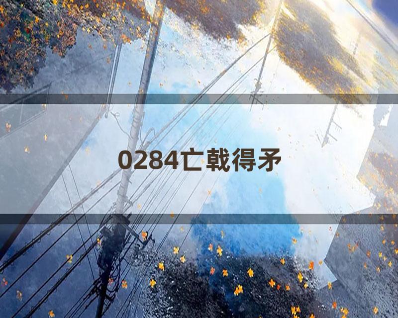 0284亡戟得矛