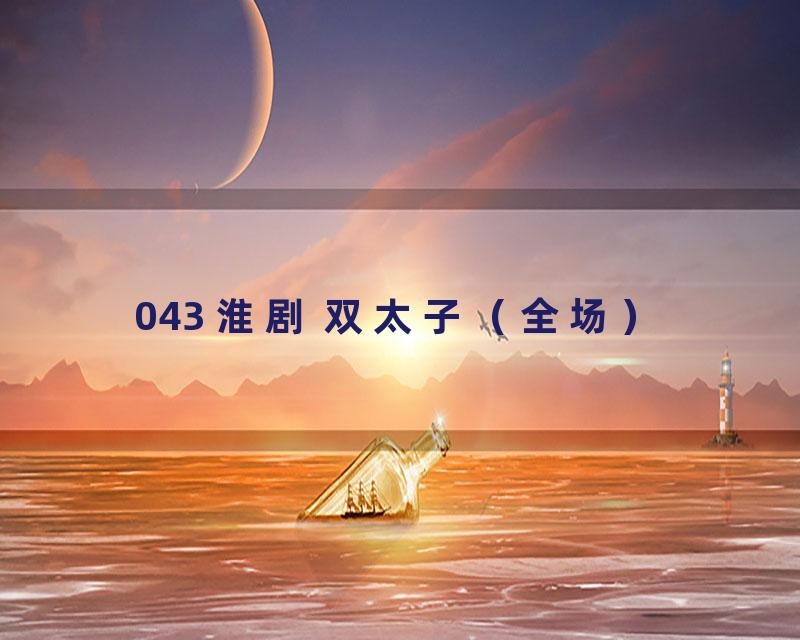 043 淮剧 双太子（全场）