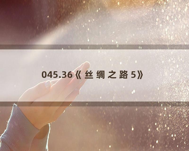 045.36《丝绸之路5》