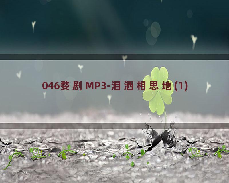 046婺剧MP3-泪洒相思地(1)