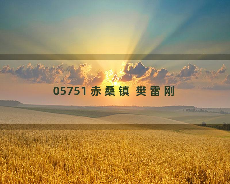 05751 赤桑镇 樊雷刚