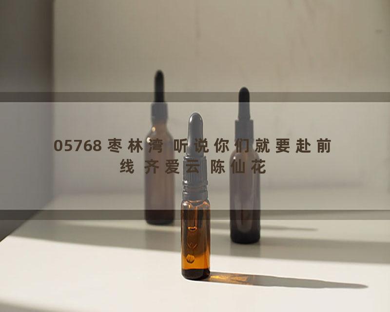 05768 枣林湾 听说你们就要赴前线 齐爱云 陈仙花