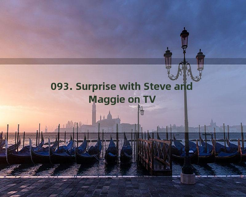 093. Surprise with Steve and Maggie on TV   More  Funny Stories for Kids  ESL Story Time with Wow TV