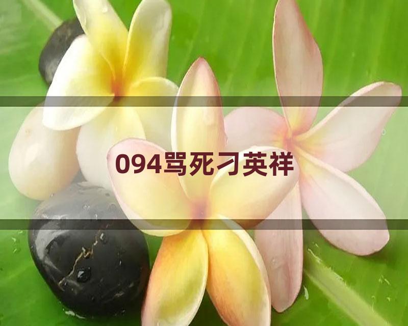 094骂死刁英祥