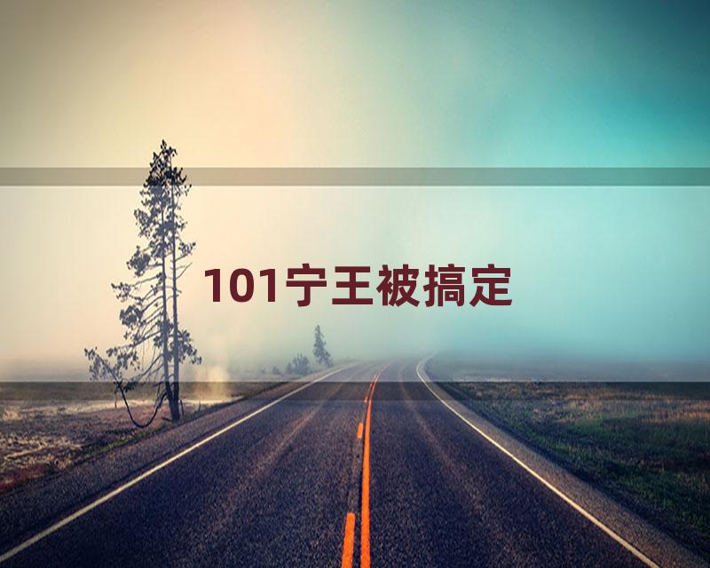 101宁王被搞定