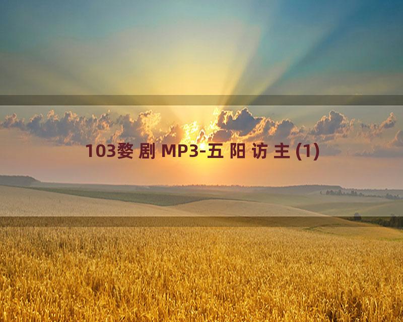 103婺剧MP3-五阳访主(1)