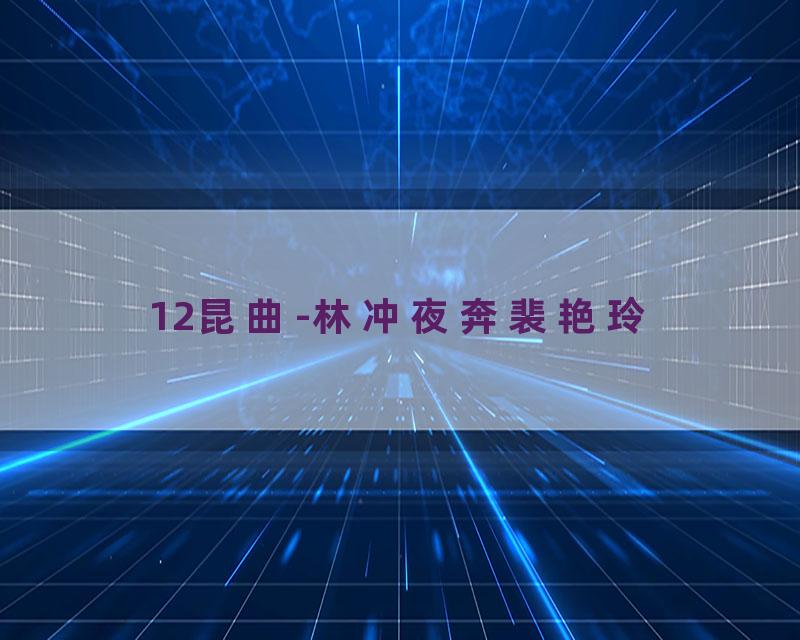 12昆曲-林冲夜奔裴艳玲