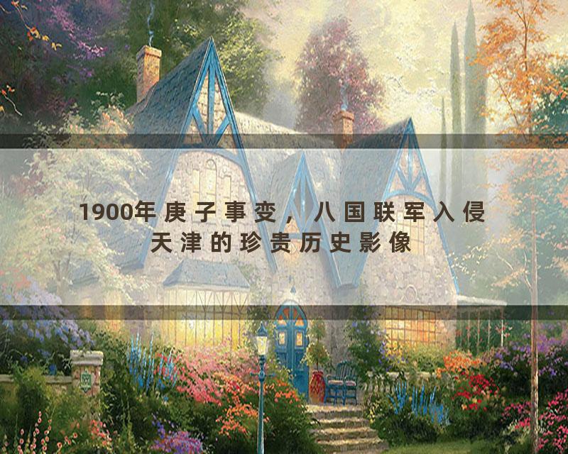 1900年庚子事变，八国联军入侵天津的珍贵历史影像