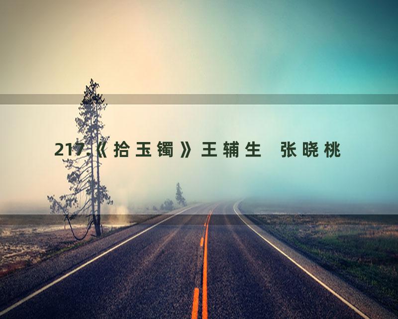 217.《拾玉镯》王辅生   张晓桃