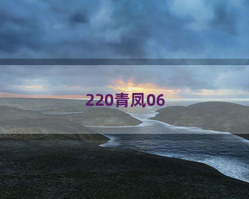 220青凤06