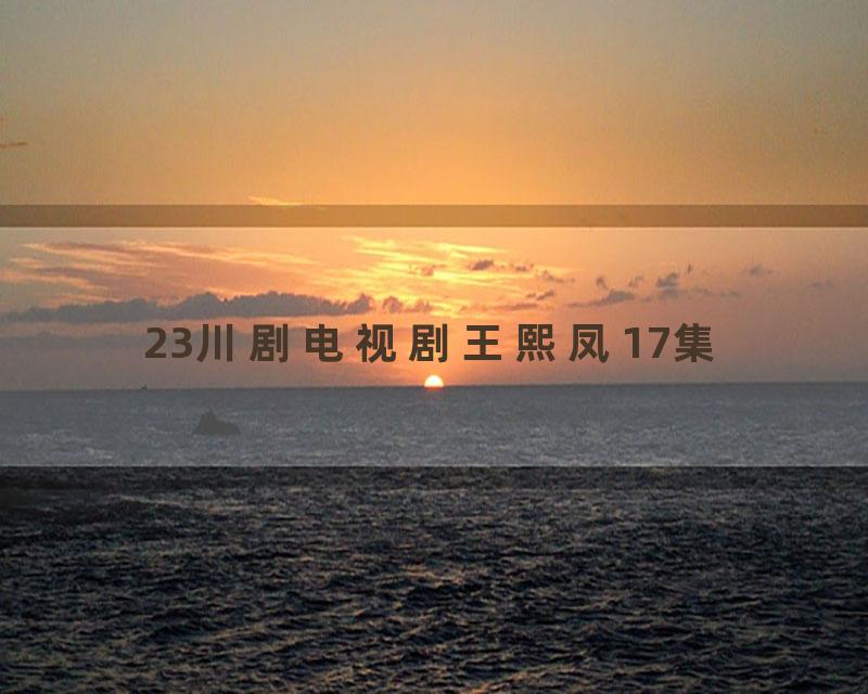 23川剧电视剧王熙凤17集