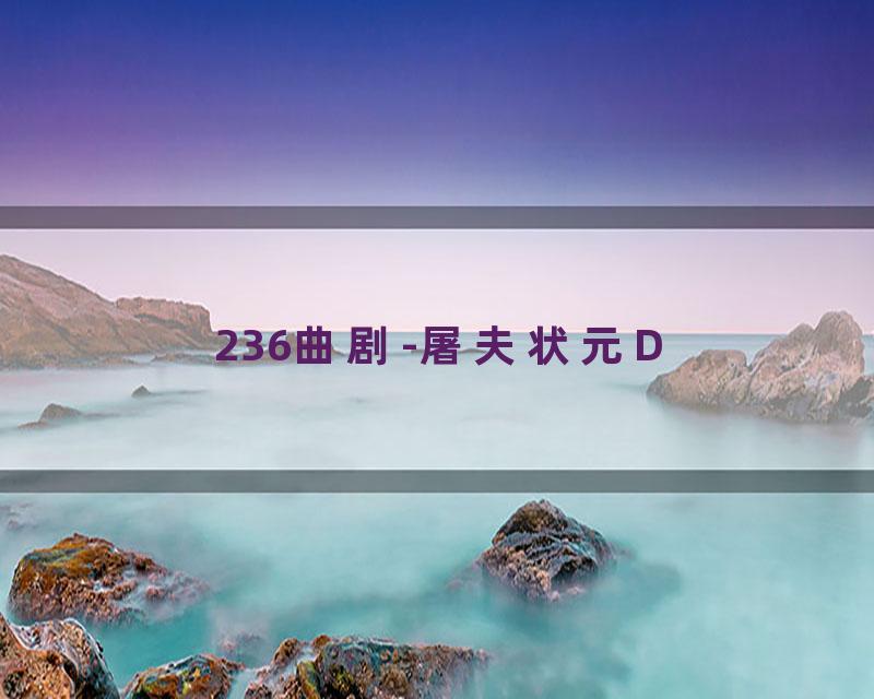 236曲剧-屠夫状元D