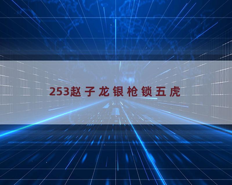 253赵子龙银枪锁五虎