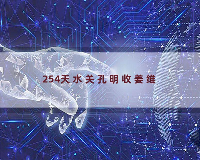 254天水关孔明收姜维