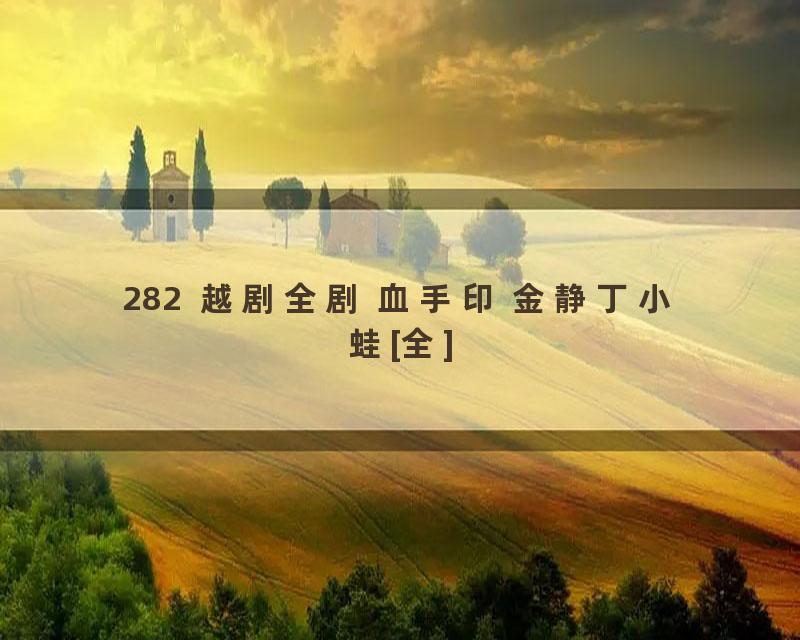 282  越剧全剧 血手印 金静丁小蛙[全]