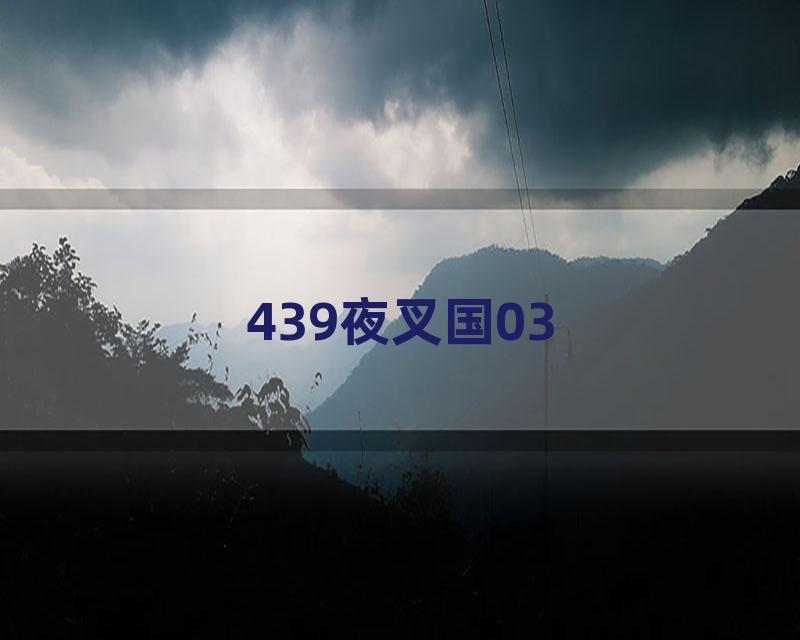 439夜叉国03