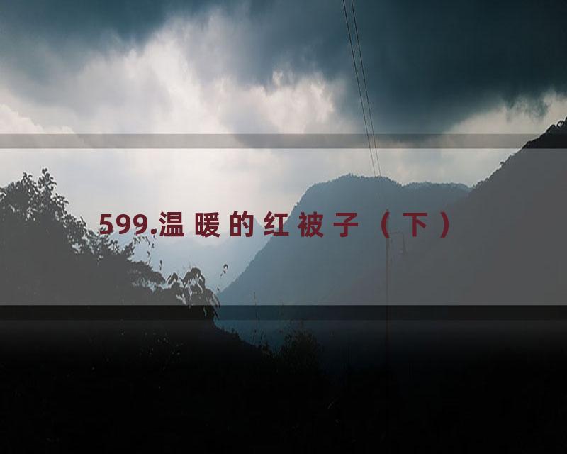 599.温暖的红被子（下）