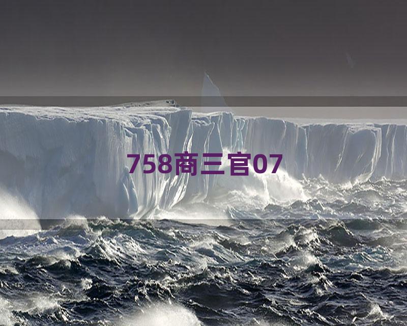 758商三官07