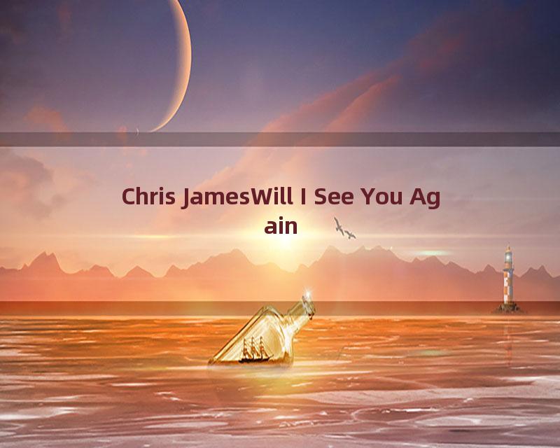 Chris JamesWill I See You Again