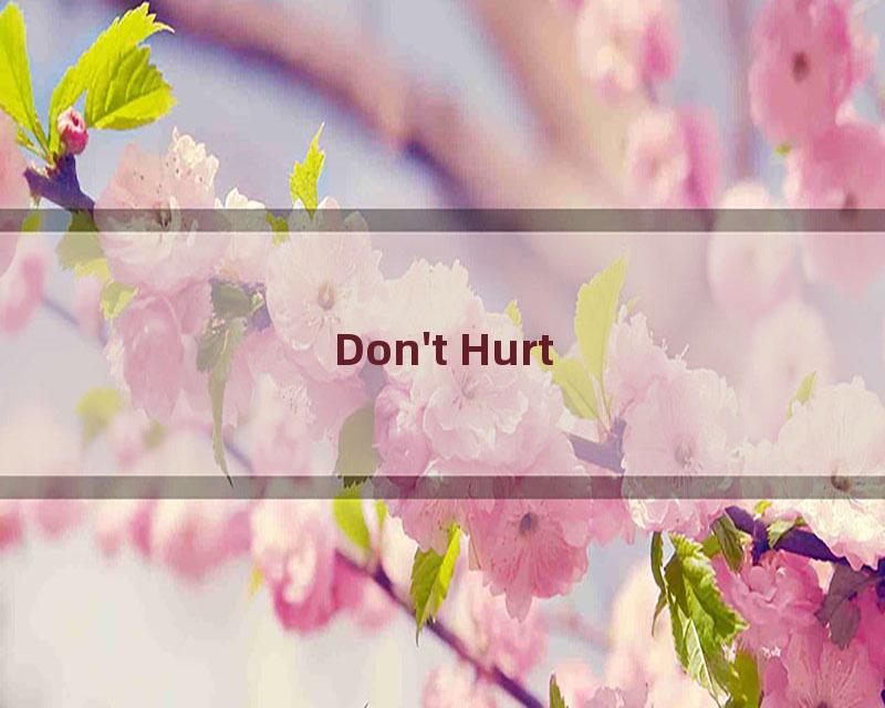 Don't Hurt