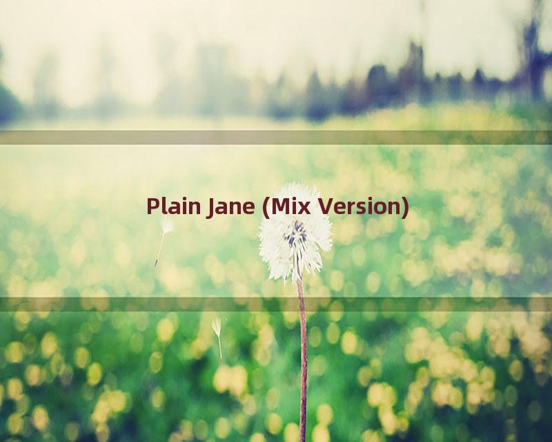 Plain Jane (Mix Version)