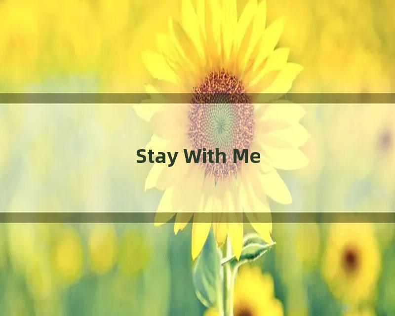 Stay With Me